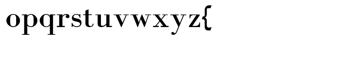 Narkis Classic Medium Font LOWERCASE