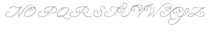 Natalya Monoline Thin Font UPPERCASE