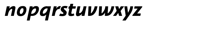 Nautilus Monoline Black Italic Font LOWERCASE
