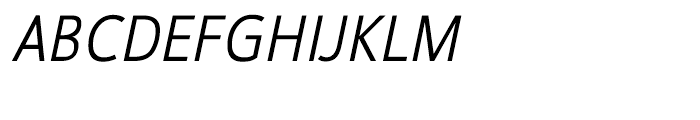 Nautilus Monoline Light Italic Font UPPERCASE