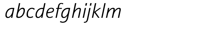 Nautilus Monoline Light Italic Font LOWERCASE
