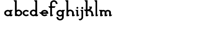 Nautilus Regular Font LOWERCASE