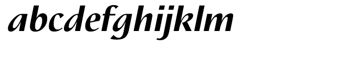 Nautilus Text Black Italic Font LOWERCASE