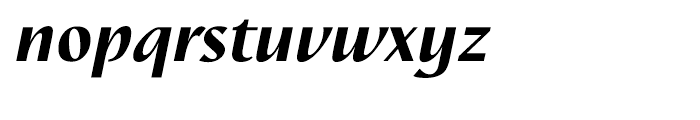 Nautilus Text Black Italic Font LOWERCASE