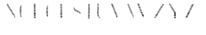 Nave Inline Half Font UPPERCASE