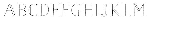 Nave Inline Light Font LOWERCASE