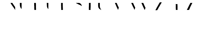 Nave Inline Sans Demi Font LOWERCASE
