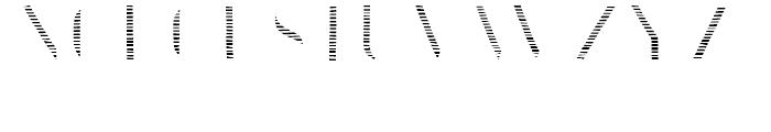 Nave Inline Sans Half Font UPPERCASE