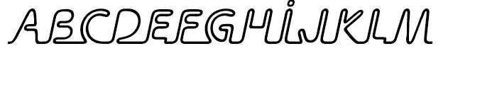 Nazca Regular Italic Font UPPERCASE