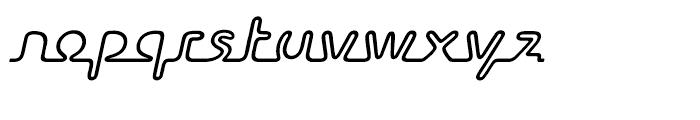 Nazca Regular Italic Font LOWERCASE