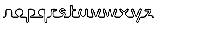 Nazca Regular Font LOWERCASE