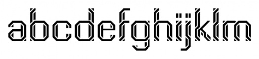 Naga Regular Font LOWERCASE