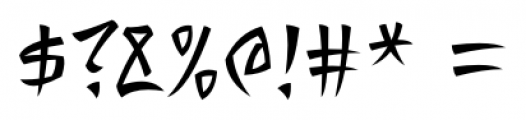 Nagomi Regular Font OTHER CHARS