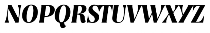 Nashville Serial Bold Italic Font UPPERCASE