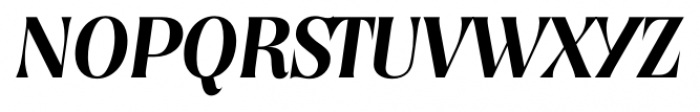 Nashville Serial Medium Italic Font UPPERCASE