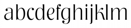 Nashville Serial Xlight Font LOWERCASE