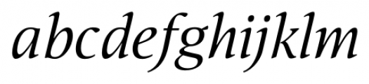 Nat Flight Italic Font LOWERCASE