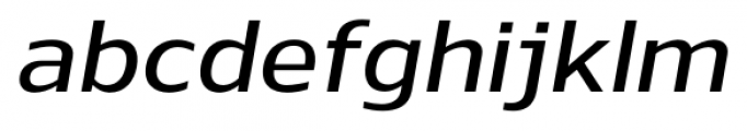 Nauman DemiBold Italic Font LOWERCASE