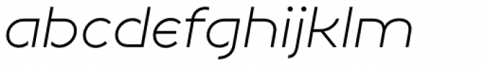 NaNa Pro Light Italic Font LOWERCASE