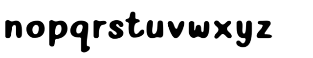 Nabana Blur Bold Font LOWERCASE