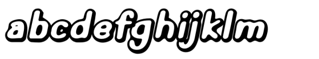 Nabana Shadow Blur Bold Italic FONT