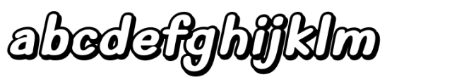Nabana Shadow Bold Italic FONT