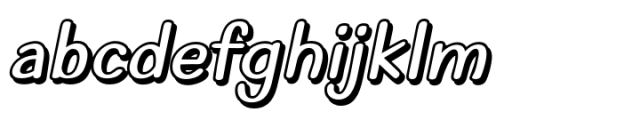 Nabana Shadow Italic FONT