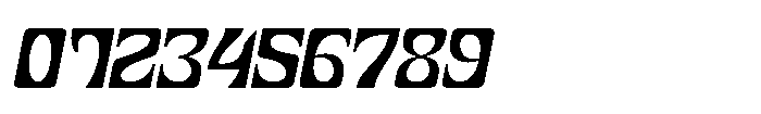 Nabsor Oblique Font OTHER CHARS