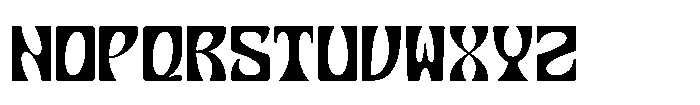 Nabsor Regular Font UPPERCASE