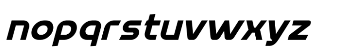 Nabulist Bold Italic Font LOWERCASE