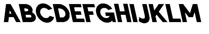 Nacht Grotesk Black Condensed Reverse Font UPPERCASE