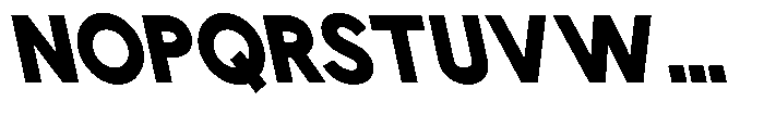 Nacht Grotesk Black Condensed Reverse Font UPPERCASE