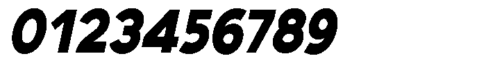 Nacht Grotesk Black Condensed Slanted Font OTHER CHARS