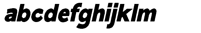 Nacht Grotesk Black Condensed Slanted FONT