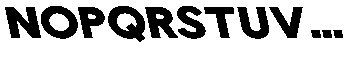 Nacht Grotesk Black Expanded Reverse Font UPPERCASE