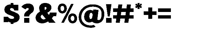 Nacht Grotesk Black Expanded Font OTHER CHARS