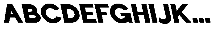 Nacht Grotesk Black Reverse Font UPPERCASE