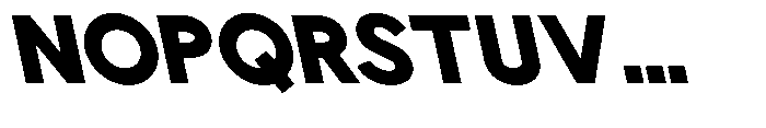 Nacht Grotesk Black Reverse Font UPPERCASE