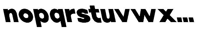 Nacht Grotesk Black Reverse Font LOWERCASE
