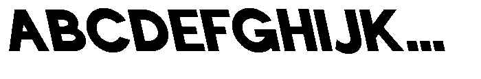 Nacht Grotesk Black Semi Condensed Reverse Font UPPERCASE