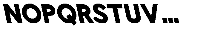 Nacht Grotesk Black Semi Condensed Reverse Font UPPERCASE