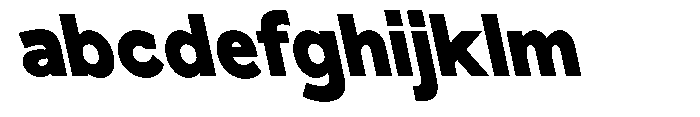 Nacht Grotesk Black Semi Condensed Reverse FONT