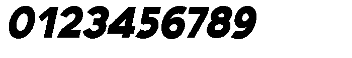 Nacht Grotesk Black Semi Condensed Slanted Font OTHER CHARS