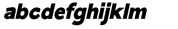 Nacht Grotesk Black Semi Condensed Slanted FONT