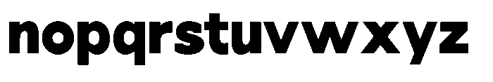 Nacht Grotesk Black Semi Condensed Font LOWERCASE
