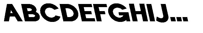 Nacht Grotesk Black Semi Expanded Reverse Font UPPERCASE