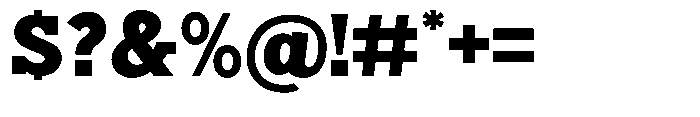 Nacht Grotesk Black Semi Expanded Font OTHER CHARS