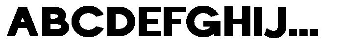 Nacht Grotesk Black Semi Expanded Font UPPERCASE