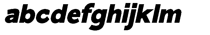 Nacht Grotesk Black Slanted FONT