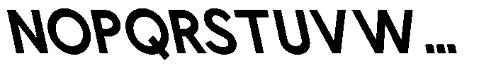 Nacht Grotesk Bold Condensed Reverse Font UPPERCASE